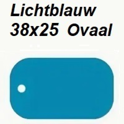 Ovaal-Lichtblauw-38x25mm
