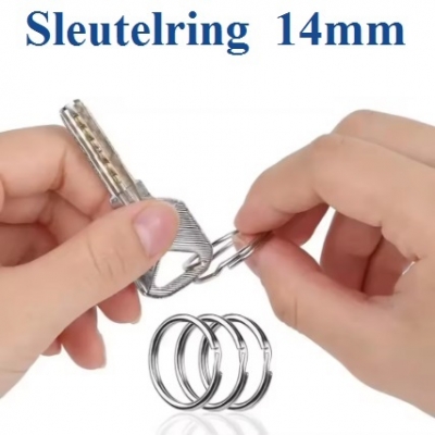 Sleutelring-14mm-Metaal